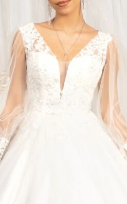 Elizabeth K GL1981 Dress -Clothing Shop GL1981 IVORY D1