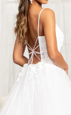 GLS By Gloria GL3013 Dress 7 GLS By Gloria GL3013 Dress -Clothing Shop GL3013 WHITE D2