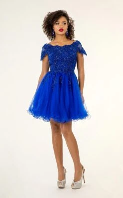 Elizabeth K GS1953 Dress 18 Elizabeth K GS1953 Dress -Clothing Shop GS1953 ROYALBLUE 1O