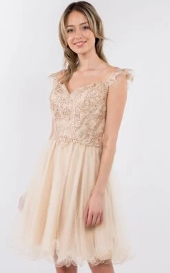 Elizabeth K GS1966 Dress 26 Elizabeth K GS1966 Dress -Clothing Shop GS1966 CHAMPAGNE 2O