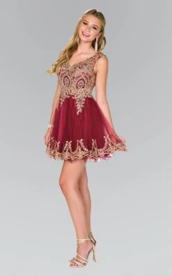Elizabeth K GS2403 Dress -Clothing Shop GS2403 BURGUNDY 1O