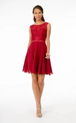 Elizabeth K GS2807 Dress 22 Elizabeth K GS2807 Dress -Clothing Shop GS2807 BURGUNDY 1O