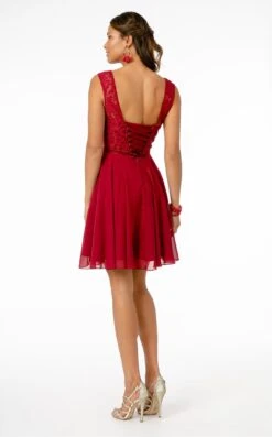Elizabeth K GS2807 Dress 28 Elizabeth K GS2807 Dress -Clothing Shop GS2807 BURGUNDY 2O