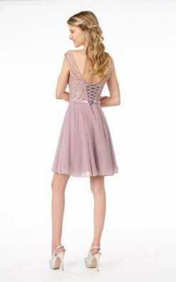 Elizabeth K GS2807 Dress 29 Elizabeth K GS2807 Dress -Clothing Shop GS2807 MAUVE 2O