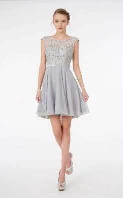 Elizabeth K GS2807 Dress 25 Elizabeth K GS2807 Dress -Clothing Shop GS2807 SILVER 1O