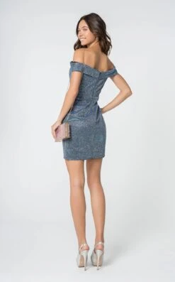Elizabeth K GS2856 Dress 11 Elizabeth K GS2856 Dress -Clothing Shop GS2856 SILVERBLUE 2O