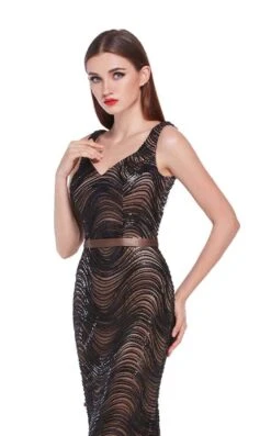Jadore J14049 Dress 13 Jadore J14049 Dress -Clothing Shop J14049 BlackNude 550717