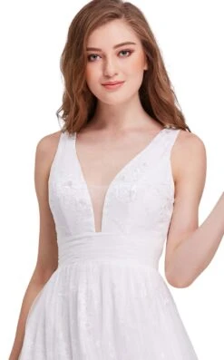 Jadore J16027 Dress -Clothing Shop J16027 Ivory zoom 893102