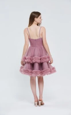 Jadore J20080 Dress -Clothing Shop J20080 MAUVE 3