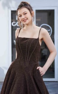 Jadore J21021 Dress 15 Jadore J21021 Dress -Clothing Shop J21021 Mocha 2 337087