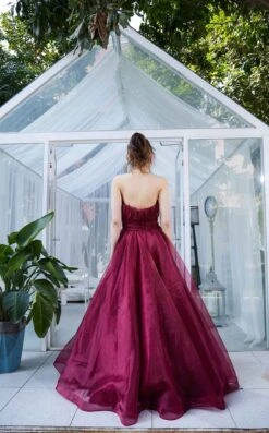 Jadore J21035 Dress -Clothing Shop J21035 Wine 2 135370