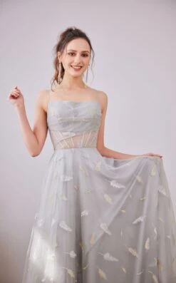 Jadore J21036 Dress -Clothing Shop J21036 Silver 2