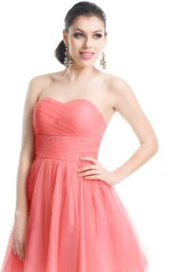 Jadore J5081b Dress -Clothing Shop J5081 CORAL zoom 146910