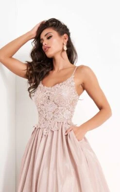 Jovani JVN03038BG Dress -Clothing Shop JVN03038 Nude 1 454 7186567a 175d 4c40 a215 23ff38790185