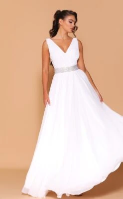 Les Demoiselle LD1029 Dress 4 Les Demoiselle LD1029 Dress -Clothing Shop LD1029 White 2
