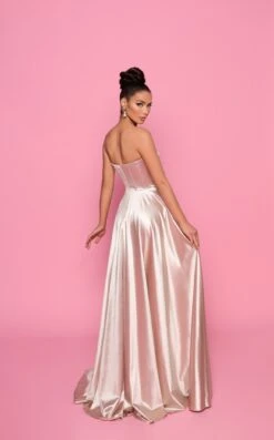 Nicoletta NP168 Dress -Clothing Shop NP168 Champagne 2 5853a5d6 e418 4d69 9fbd f499ac4b5f83