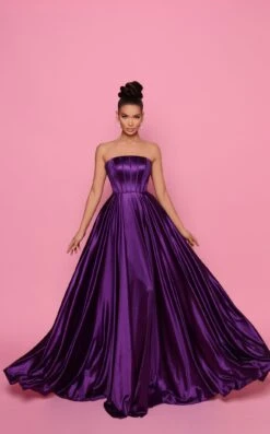 Nicoletta NP168 Dress -Clothing Shop NP168 Plum 1 a8331e97 0a89 456b be4d db39840dc668