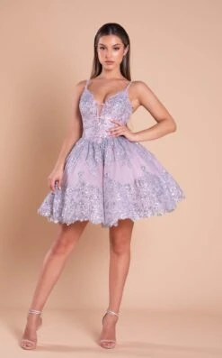 Portia And Scarlett PS21007 Dress -Clothing Shop PS21007 BLUSH 2