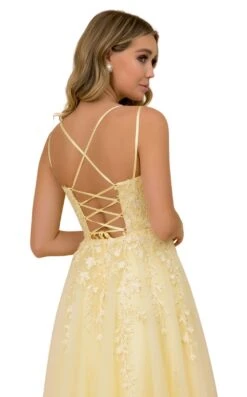 Nox Anabel C415 Dress -Clothing Shop c415 lemon 2 zoom