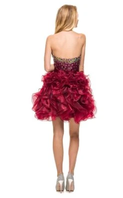 Nox Anabel 2853 Dress -Clothing Shop nox 2853 BURGUNDY 2 412046fb 503c 4a31 8171 1e403636ff5f