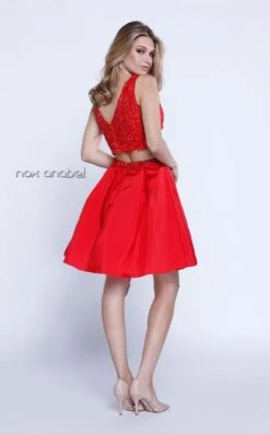 Nox Anabel 6054 Dress -Clothing Shop nox 6054 red 2 9ff9d719 1451 404a 873e 4c204514c053