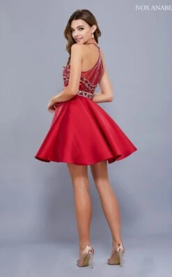 Nox Anabel 6262 Dress -Clothing Shop nox 6262 burgundy 3 29345efe e3e1 42df bf00 be6d12eb0406