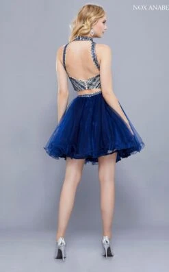 Nox Anabel 6326 Dress -Clothing Shop nox 6326 navy 5 9790bf51 d525 4bd2 8c01 670f0b86c511