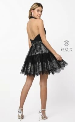 Nox Anabel 6348 Dress -Clothing Shop nox 6348 silver black 18 c4feeb02 9fac 4de3 b1b3 b003659b023f
