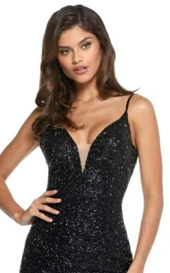 Sherri Hill 52991 -Clothing Shop sherri hill 52991 black front zoom f796f9a6 e0fb 40a9 97b2 55103acf9ff2