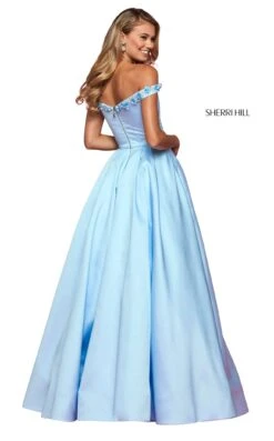 Sherri Hill 53408 Dress -Clothing Shop sherri hill 53408 light blue 2