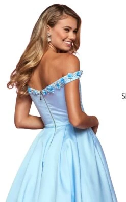 Sherri Hill 53408 Dress -Clothing Shop sherri hill 53408 light blue 2 zoom