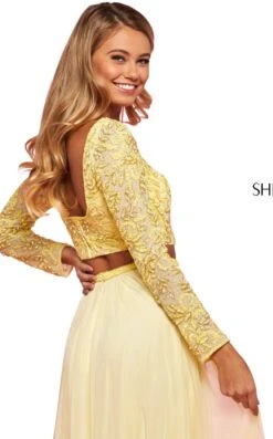 Sherri Hill 53559 Dress -Clothing Shop sherri hill 53559 yellow 2 zoom