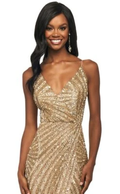 Sherri Hill 53798 Dress -Clothing Shop sherri hill 53798 gold zoom
