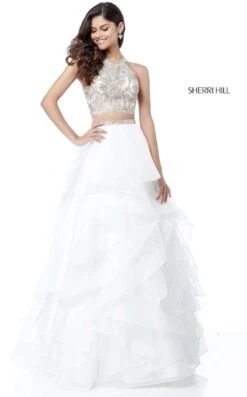 Sherri Hill 51615 Dress 28 Sherri Hill 51615 Dress -Clothing Shop sherrihill 51615 ivorygold 1