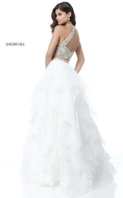 Sherri Hill 51615 Dress 25 Sherri Hill 51615 Dress -Clothing Shop sherrihill 51615 ivorygold 7