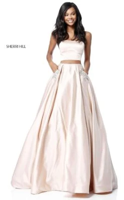 Sherri Hill 51649 Dress 27 Sherri Hill 51649 Dress -Clothing Shop sherrihill 51649 nude 3