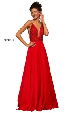 Sherri Hill 52589 Dress 28 Sherri Hill 52589 Dress -Clothing Shop sherrihill 52589 red dress 3