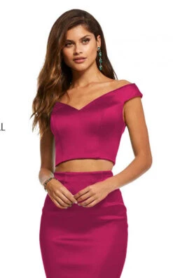 Sherri Hill 52612 Dress -Clothing Shop sherrihill 52612 berry dress 2