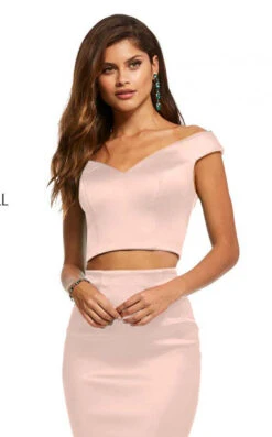 Sherri Hill 52612 Dress -Clothing Shop sherrihill 52612 blush dress 2