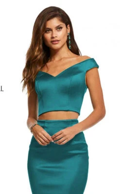 Sherri Hill 52612 Dress -Clothing Shop sherrihill 52612 teal dress 2
