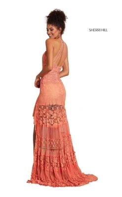 Sherri Hill 52663 Dress -Clothing Shop sherrihill 52663 coral dress 3