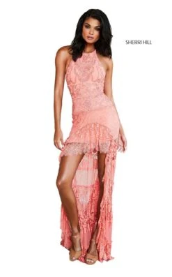 Sherri Hill 52663 Dress -Clothing Shop sherrihill 52663 coral dress 4