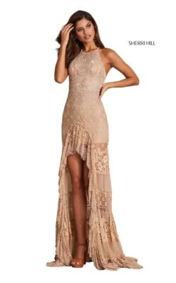 Sherri Hill 52663 Dress -Clothing Shop sherrihill 52663 nude dress 1