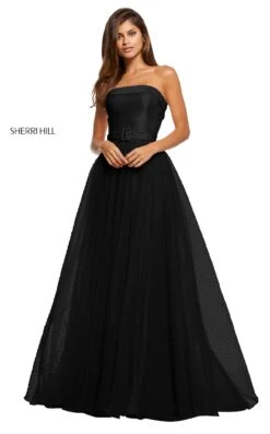 Sherri Hill 52709 Dress -Clothing Shop sherrihill 52709 BLACK dress 1