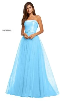 Sherri Hill 52709 Dress -Clothing Shop sherrihill 52709 LIGHT BLUE dress 1