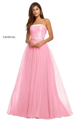 Sherri Hill 52709 Dress -Clothing Shop sherrihill 52709 LIGHT PINK dress 1