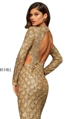 Sherri Hill 52916 Dress -Clothing Shop sherrihill 52916 gold dress 3 59a140df 6b82 4988 9245 38fb7eaaf99a