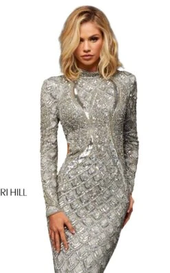 Sherri Hill 52916 Dress -Clothing Shop sherrihill 52916 silver dress 5 6fa80547 43a4 47c1 8fbe 6ceeb5d5c7d9