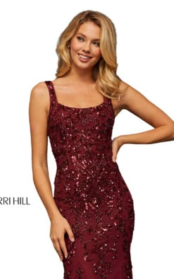 Sherri Hill 52925 Dress 34 Sherri Hill 52925 Dress -Clothing Shop sherrihill 52925 burgundy dress 5