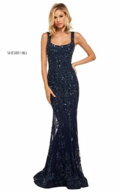 Sherri Hill 52925 Dress 22 Sherri Hill 52925 Dress -Clothing Shop sherrihill 52925 navy dress 7 a29aacd9 61b9 404b a81b 4f66af5f9269